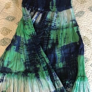 Tye dye maxi skirt